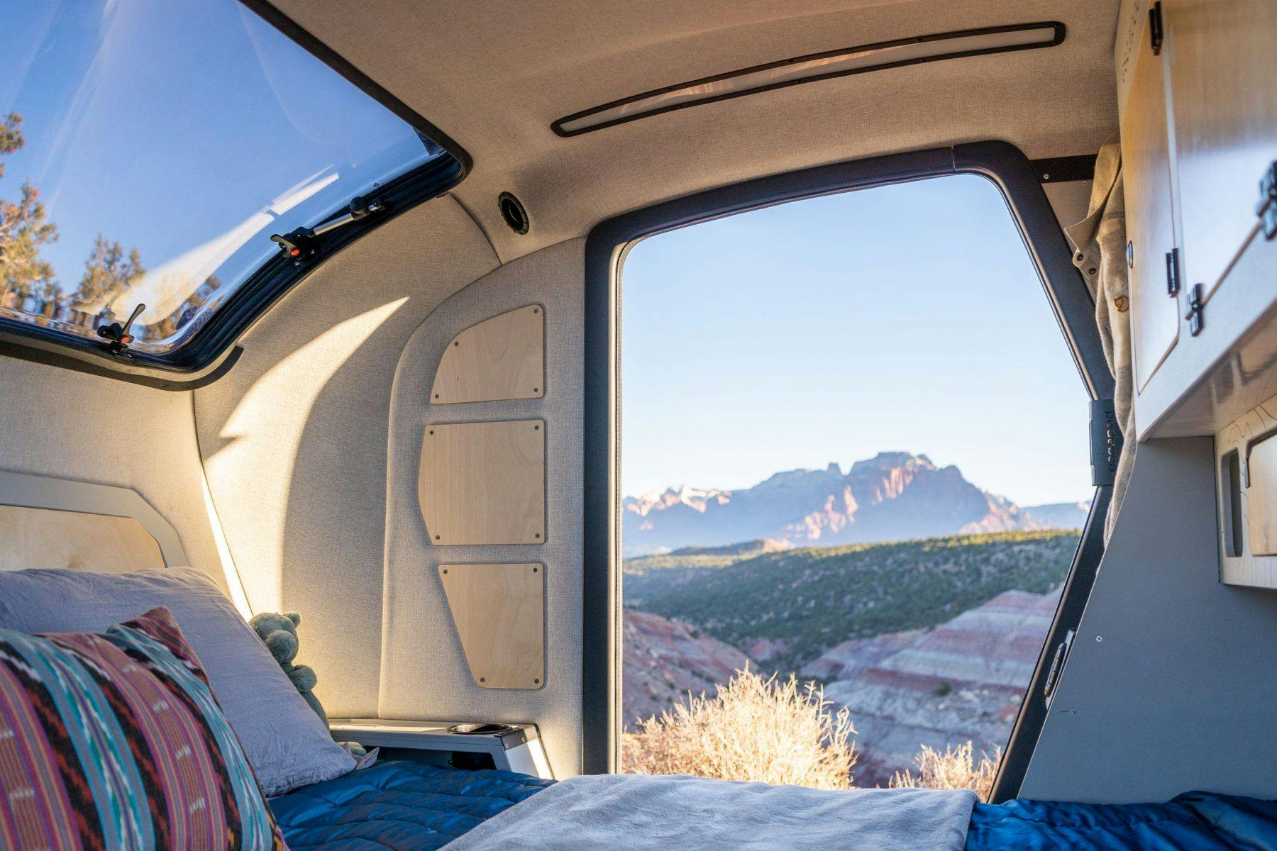 A photo of the interior cabin of the TOPO2