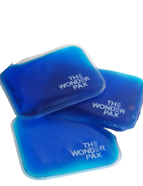 a set of 3 wonder pax stock image