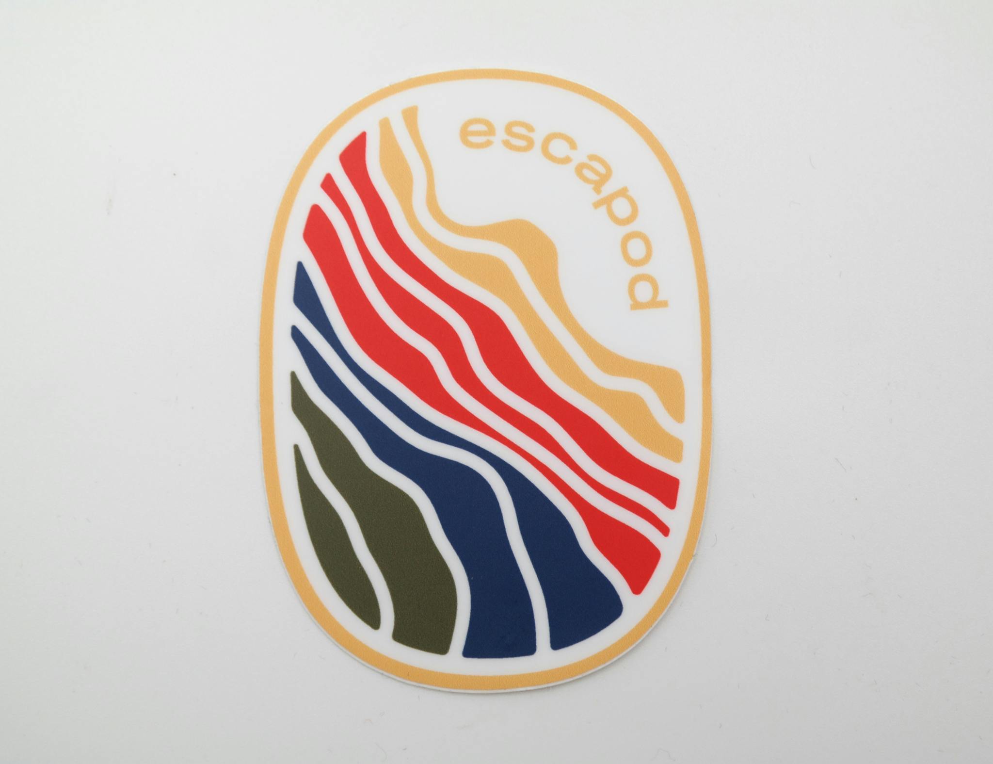 Oval Escapod Sticker