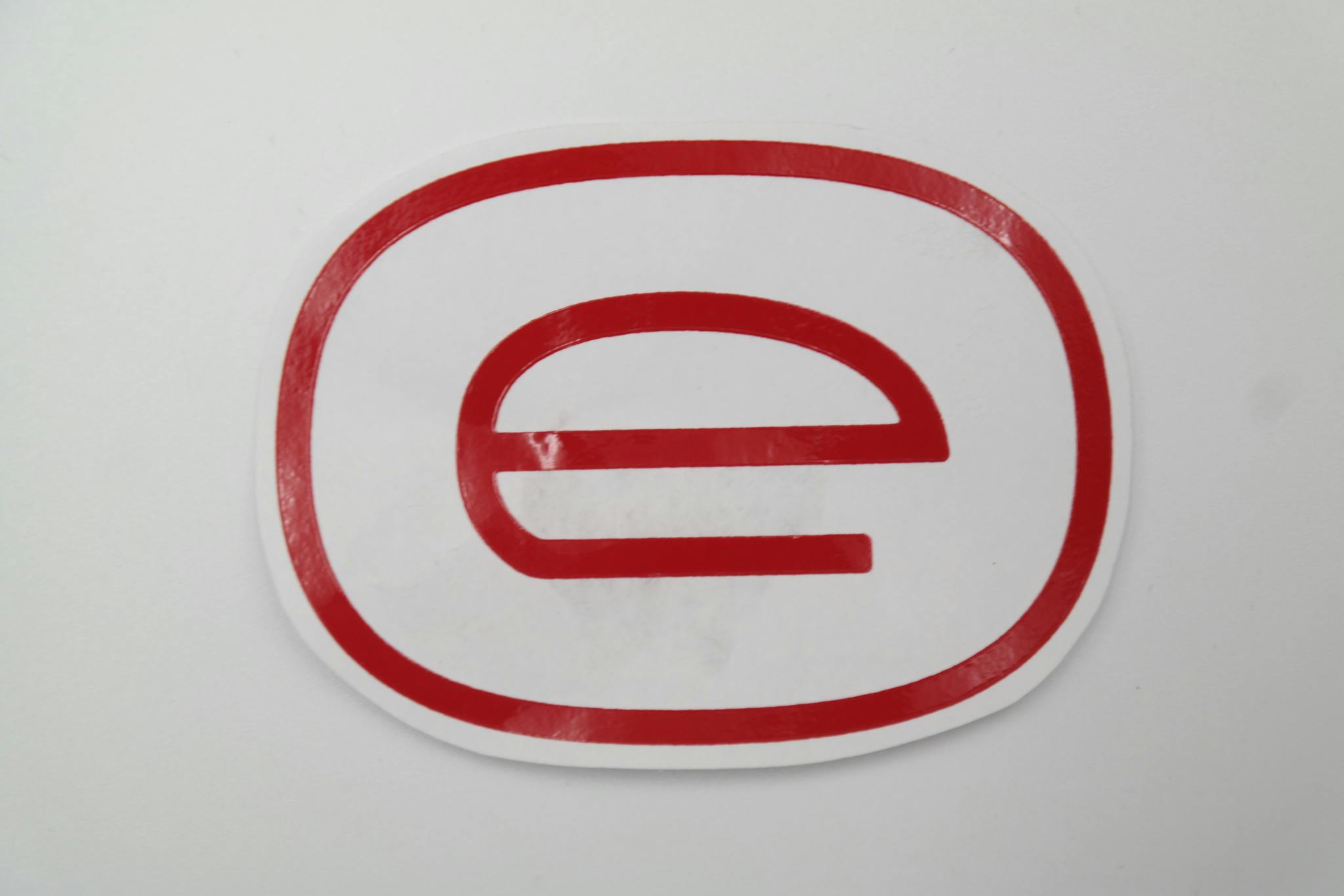 'e' Icon Decal