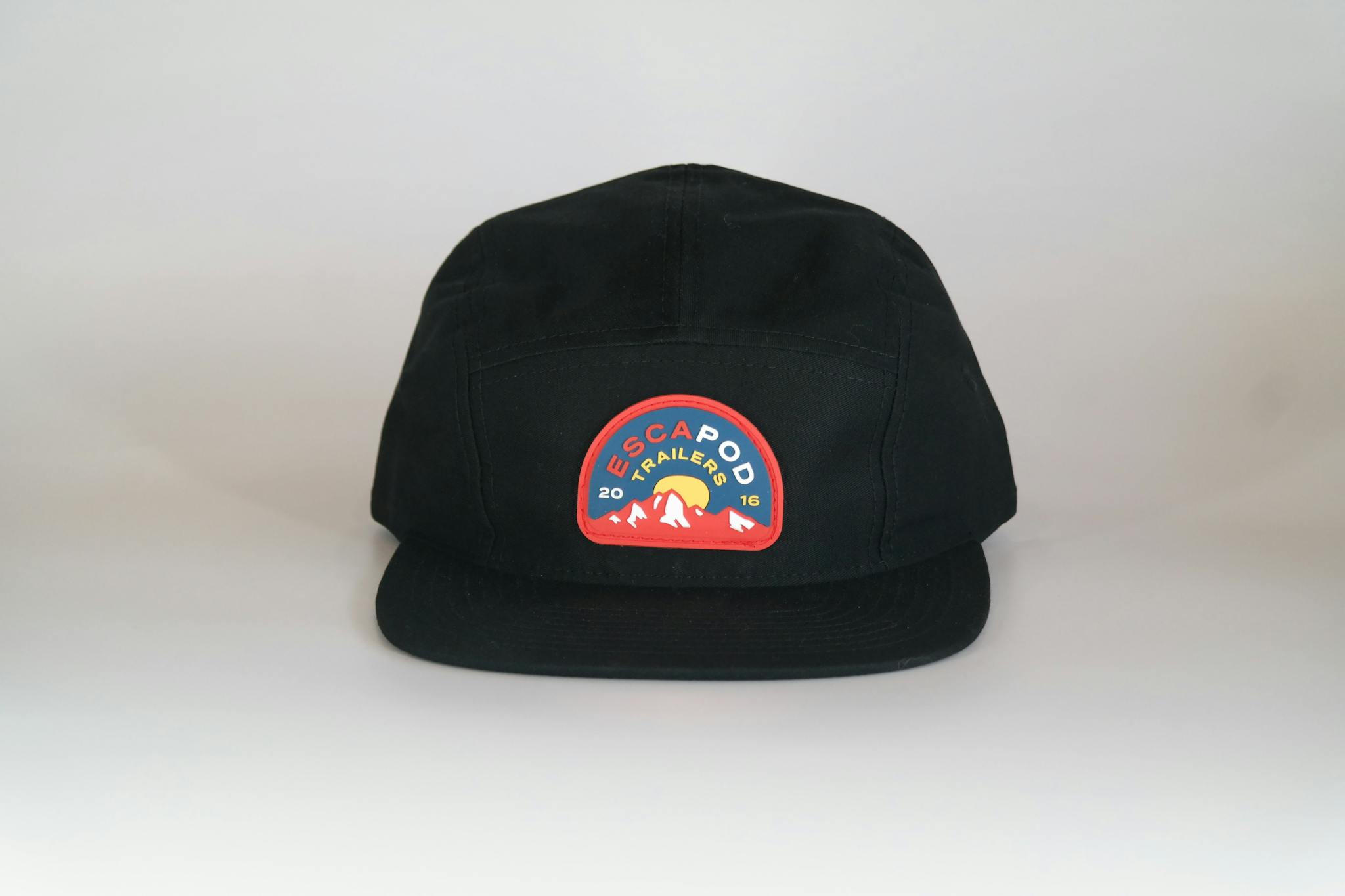 Black 5 Panel hat